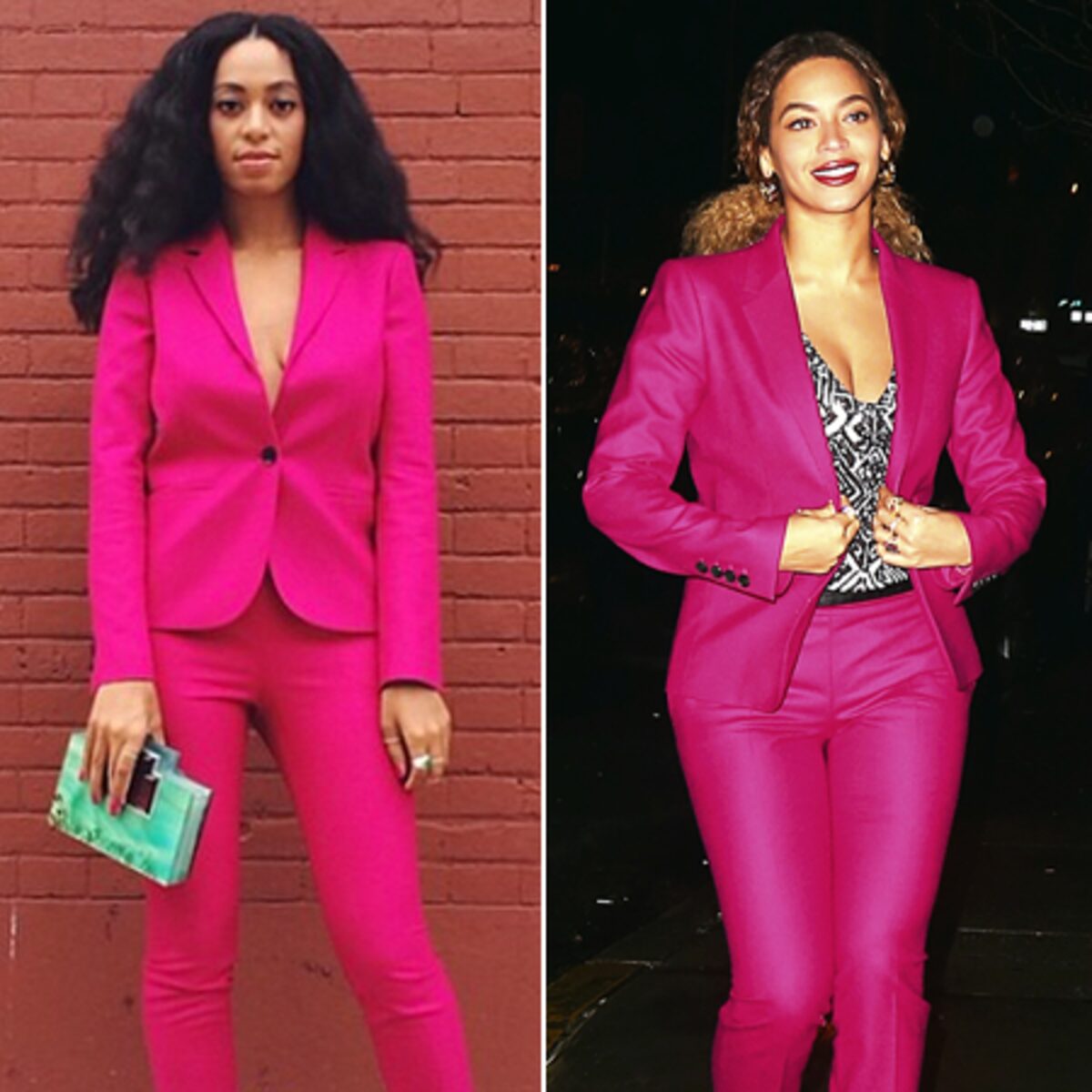 Fuchsia Suit 