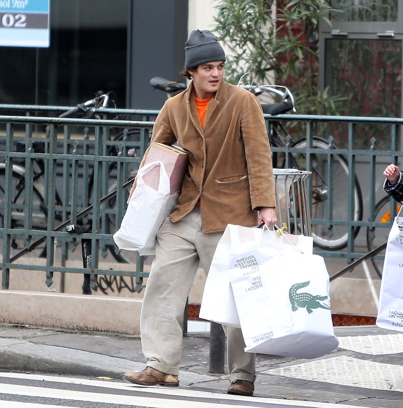 Johnny Depp's Look-Alike Son Jack Spotted in Paris