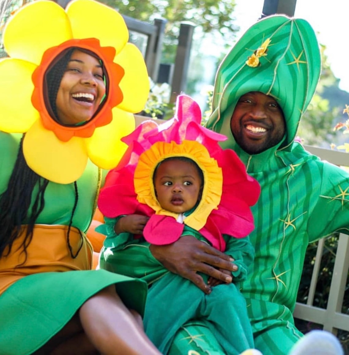 Gabrielle Union, Dwyane Wade and daughter Kaavia were in full bloom!