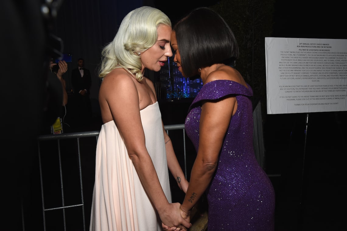 Lady Gaga shared a sweet moment with Regina King.