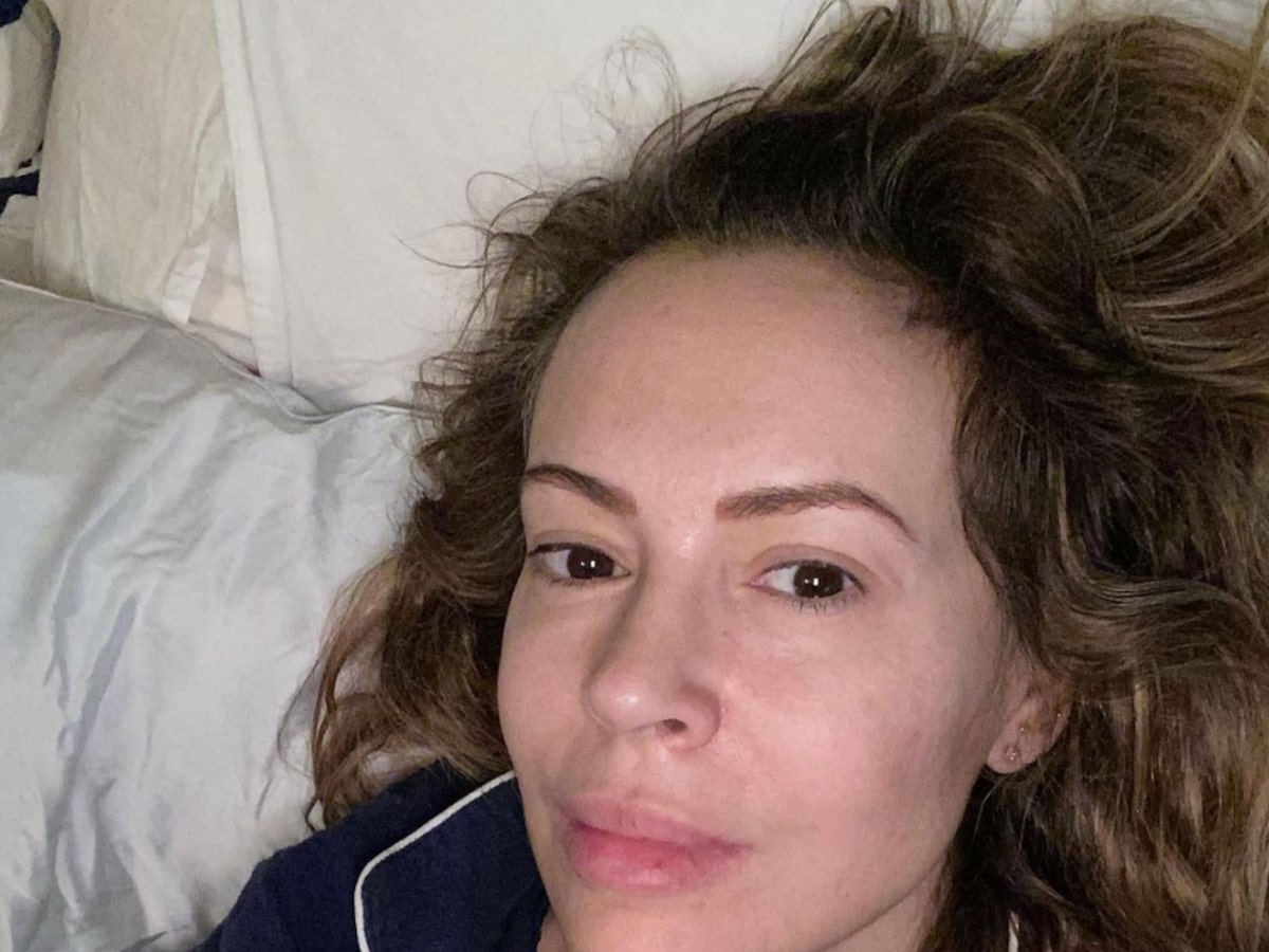 Alyssa Milano Without Makeup