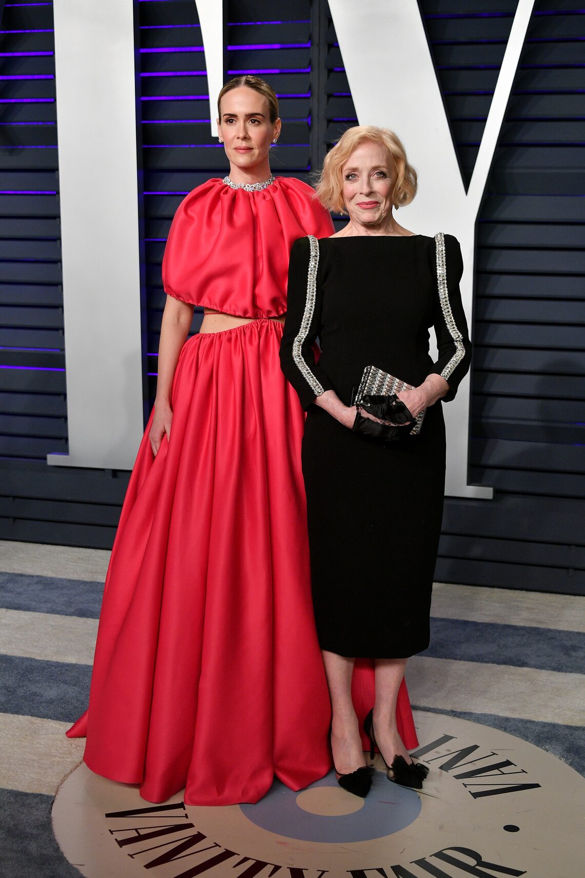 Sarah Paulson and Holland Taylor attend the 2019 Vanity Fair Oscar Party.