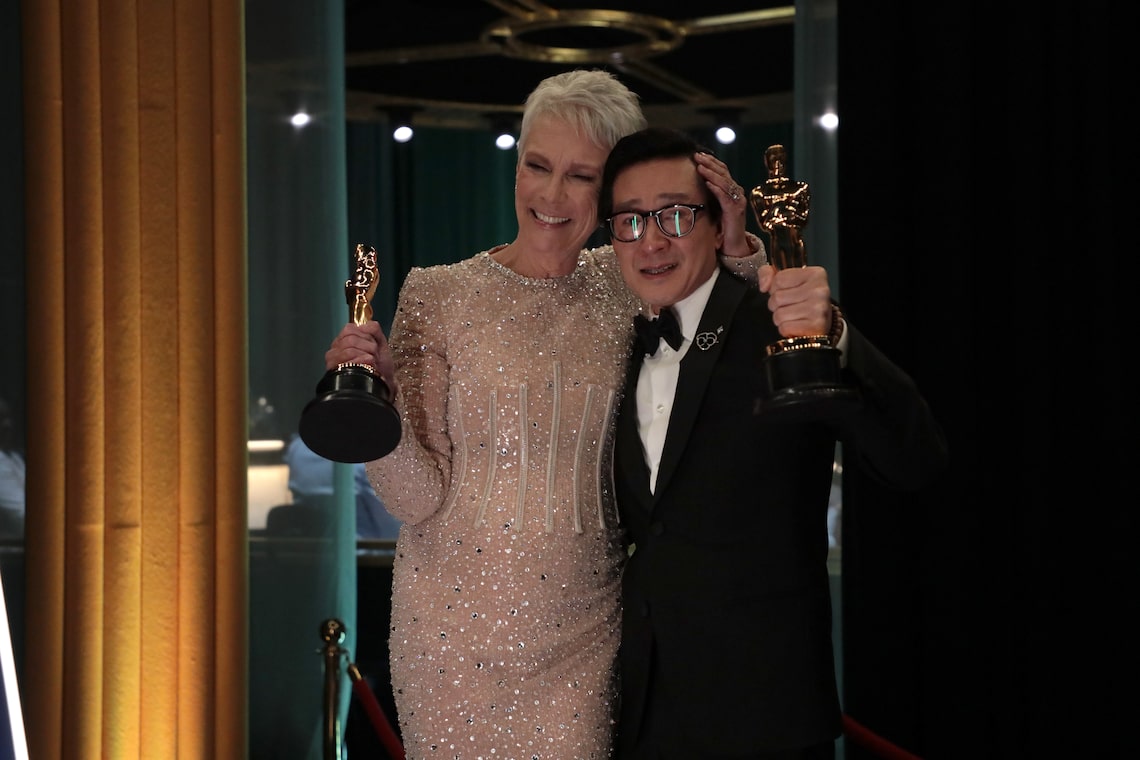 Jamie Lee Curtis and Ke Huy Quan