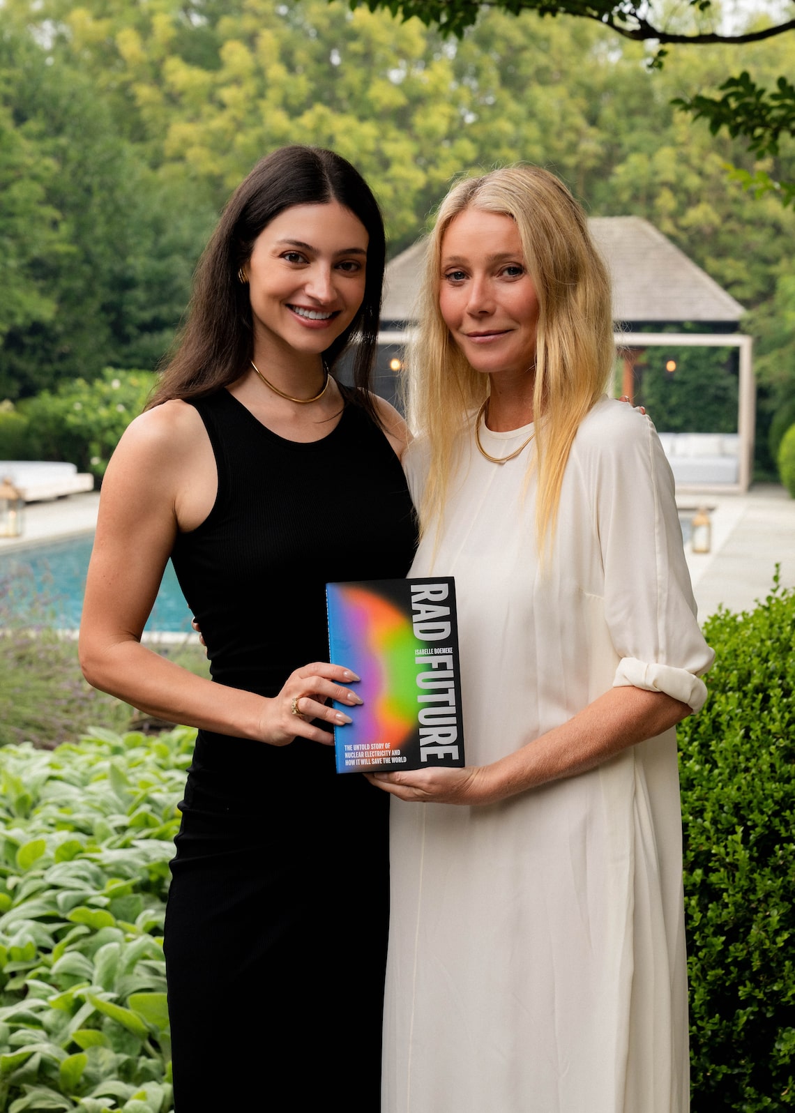 Gwyneth Paltrow hosted Isabelle Boemeke’s debut book “Rad Future: The Untold Story of Nuclear Electricity and How it Will Save the World” in the Hamptons.