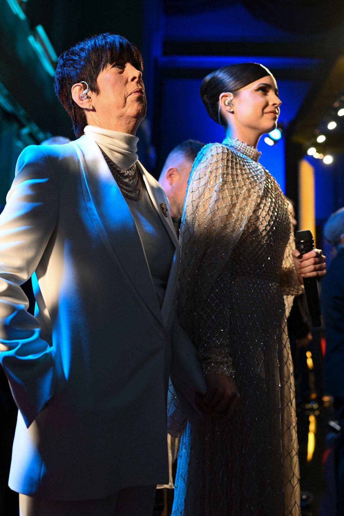 Diane Warren and Sofia Carson