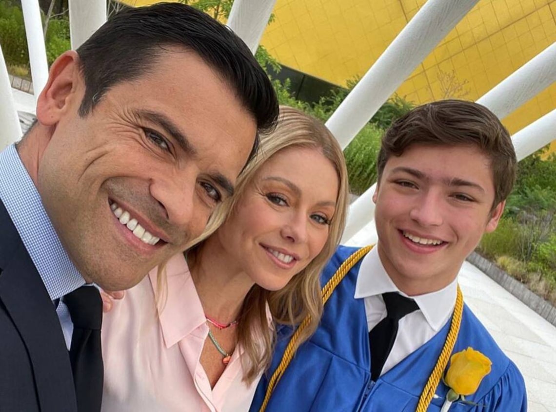Mark Consuelos and Kelly Ripa's youngest child Joaquin graduated high school.