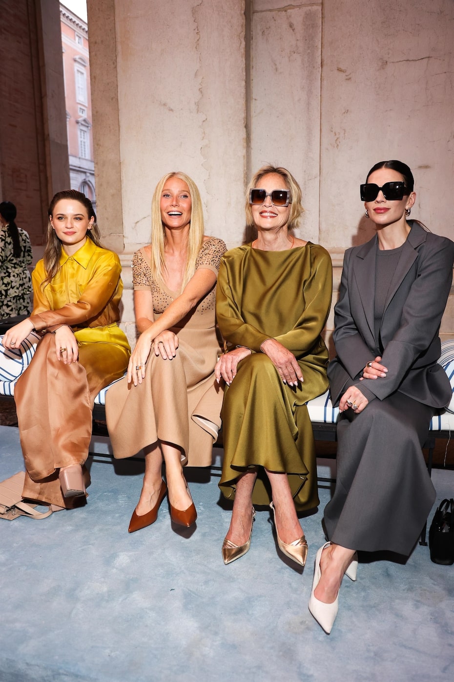 Joey King, Gwyneth Paltrow, Sharon Stone and Hayley Atwell attended the 2026 Max Mara Cruise Show at Reggia di Caserta in Caserta, Italy.