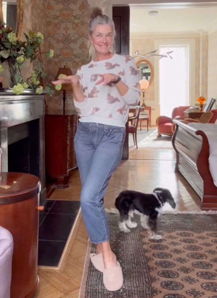 Paulina Porizkova, 60, Strips Down to Bra & Panties to Embrace