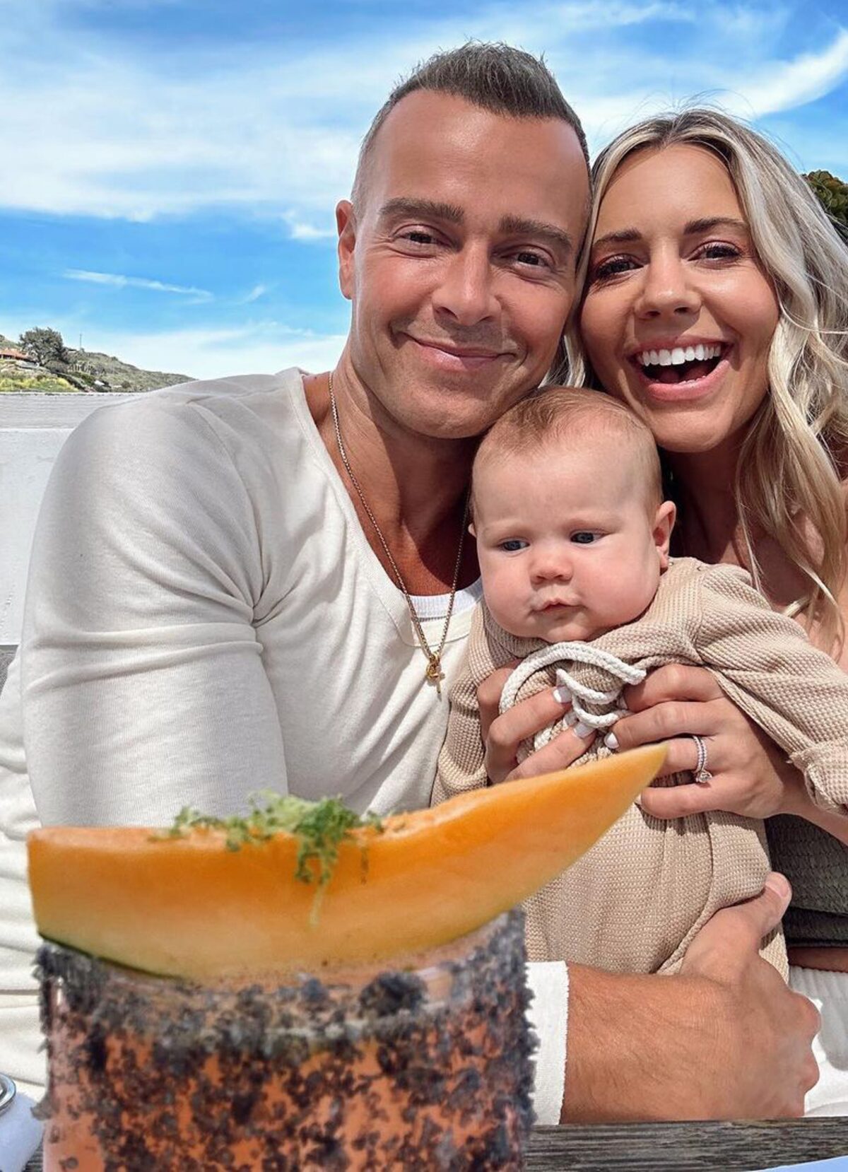 Joey Lawrence And His Wife Chandie And Children
