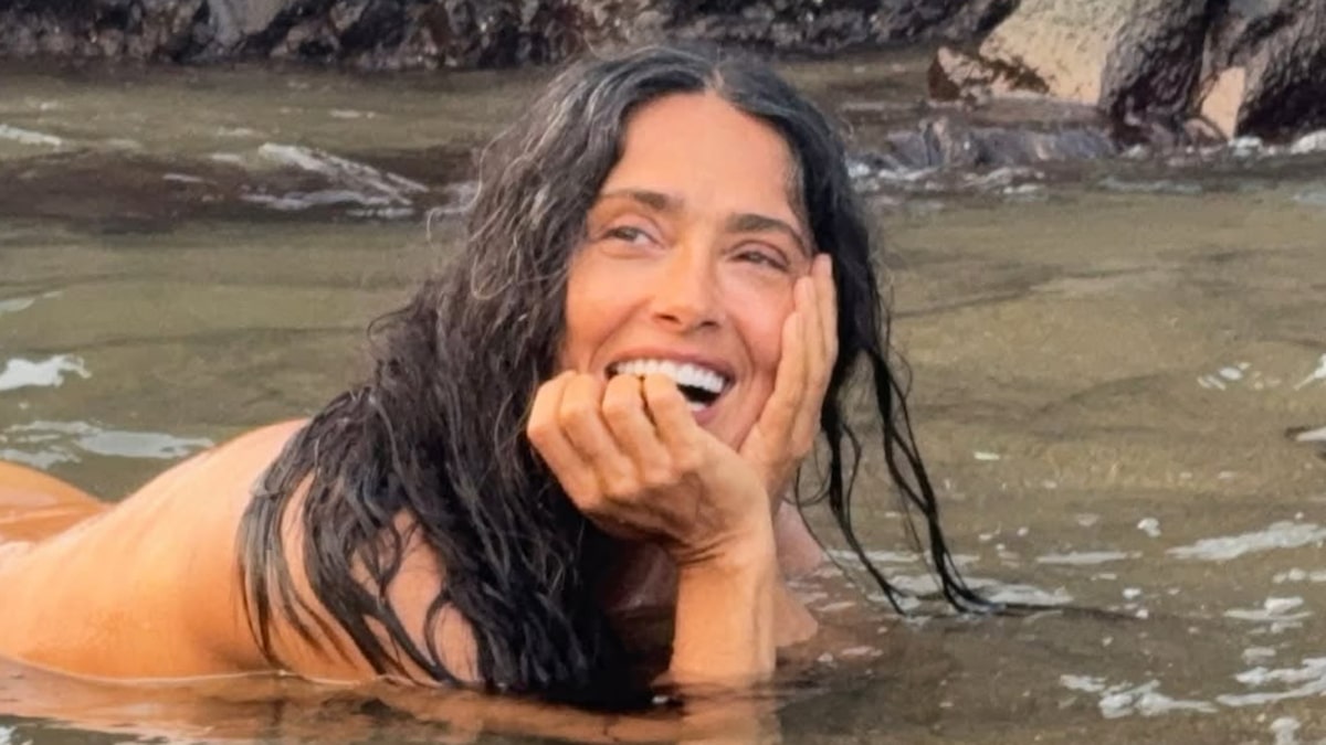 Salma Hayek Strips Down to Her Birthday Suit to Celebrate Turning 60