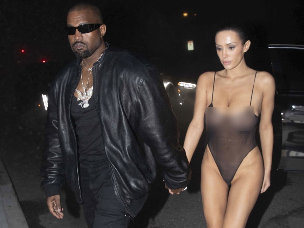 Kanye West's Wife Bianca Censori Wears Second Sheer Outfit at Grammys  After-Party