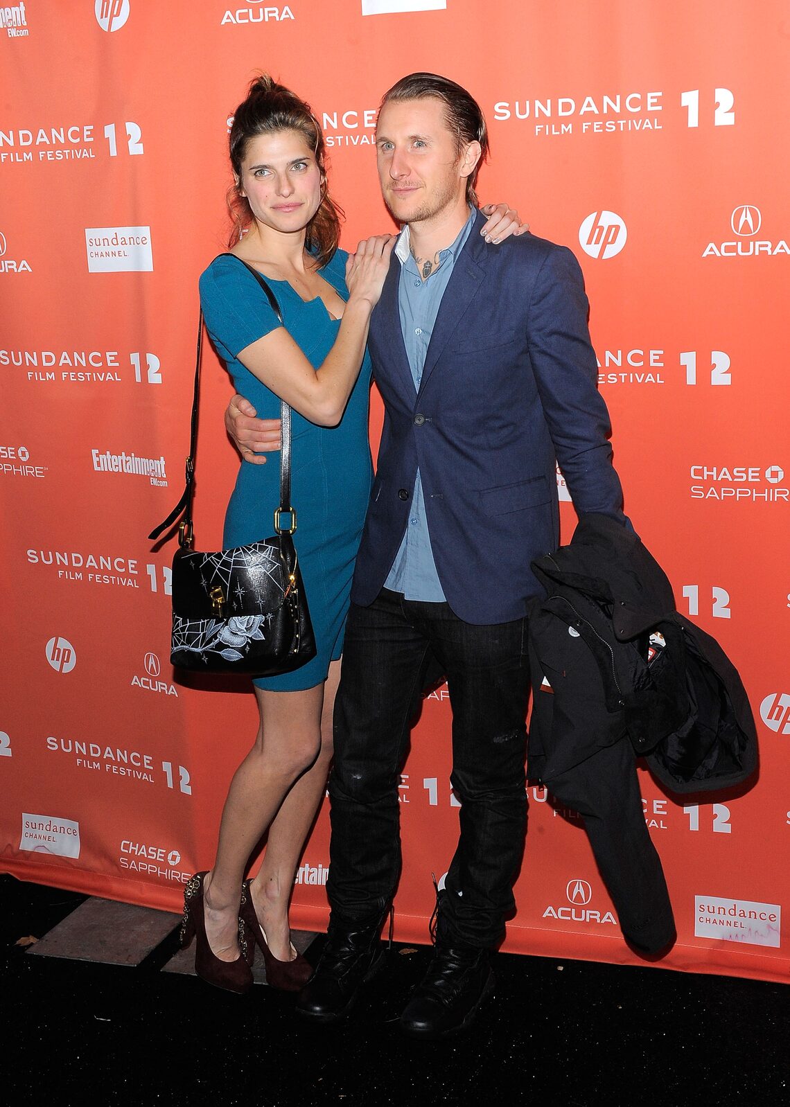 At the premiere of "Black Rock"