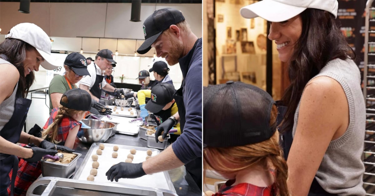 Meghan Markle & Prince Harry's Kids Make Surprise Appearance Volunteering for Thanksgiving