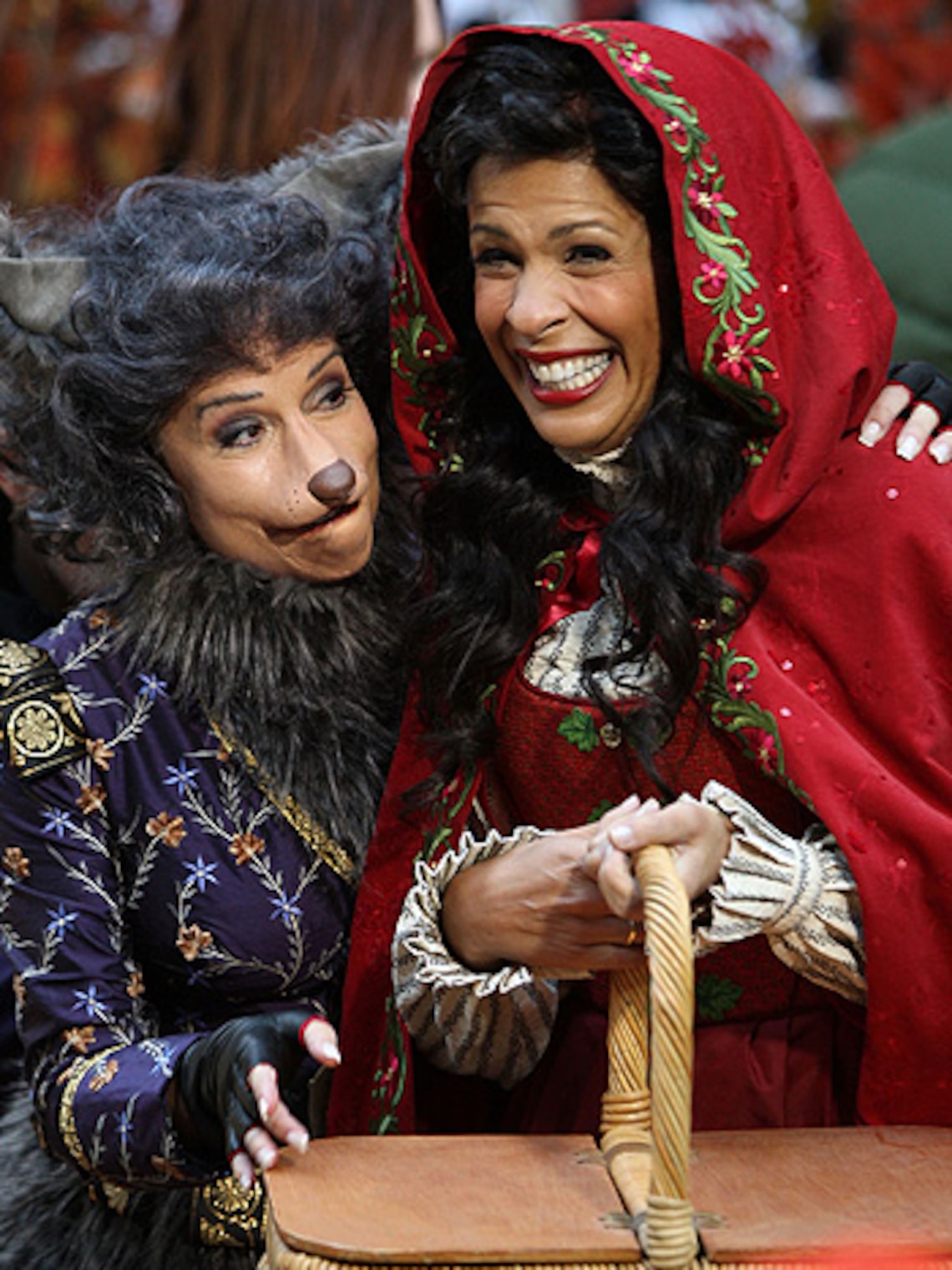 Co-hosts Kathie Lee Gifford and Hoda Kotb dressed up as Big Bad Wolf and Little Red Riding Hood. (Getty Images: Bryan Bedder)