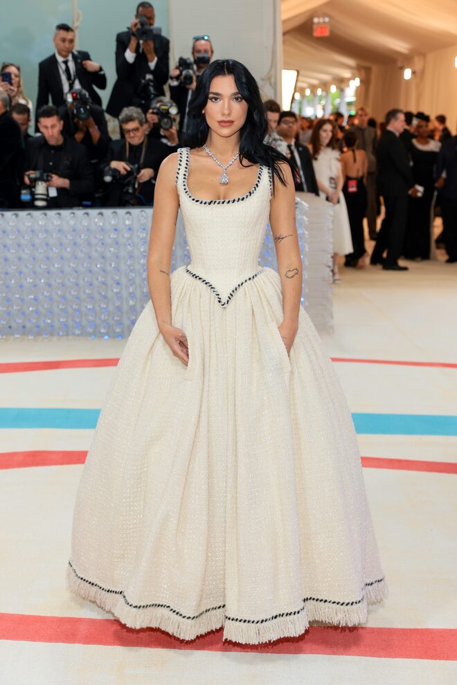 Dua Lipa Stuns At The Met Gala 2023 In Vintage Chanel