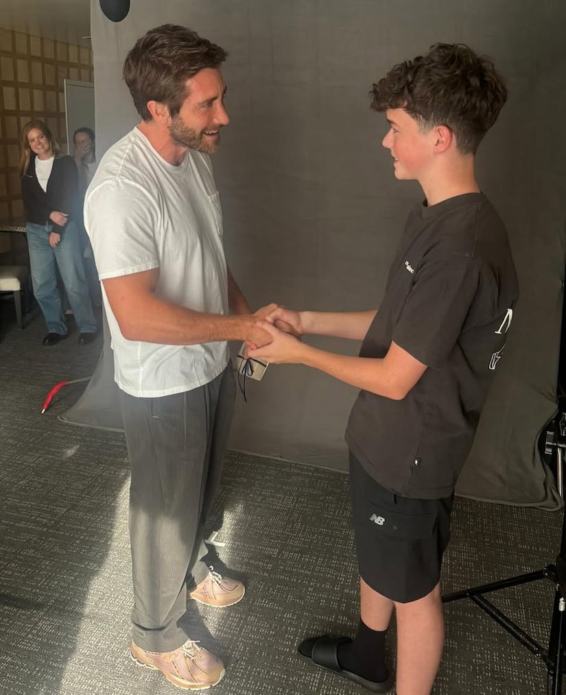 Jake Gyllenhaal Surprised Big Fan Owen Cooper with Good Luck Charm Before His Emmy Win