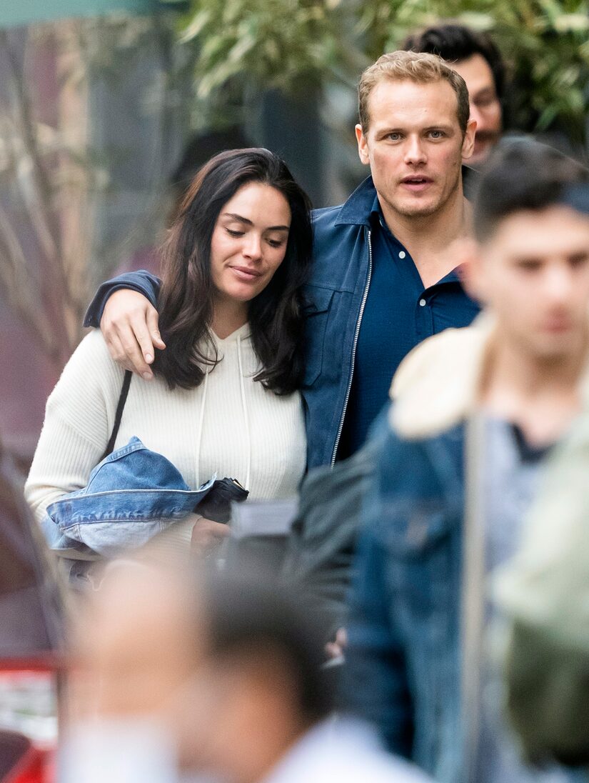 'Outlander' Star Sam Heughan Spotted with Mystery Woman in NYC