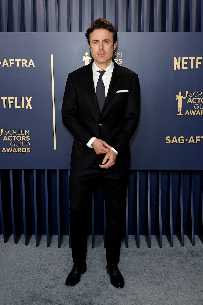 Casey Affleck Jokes Tom Brady 'Didn't Show Up' for 'The Instigators' (Exclusive)