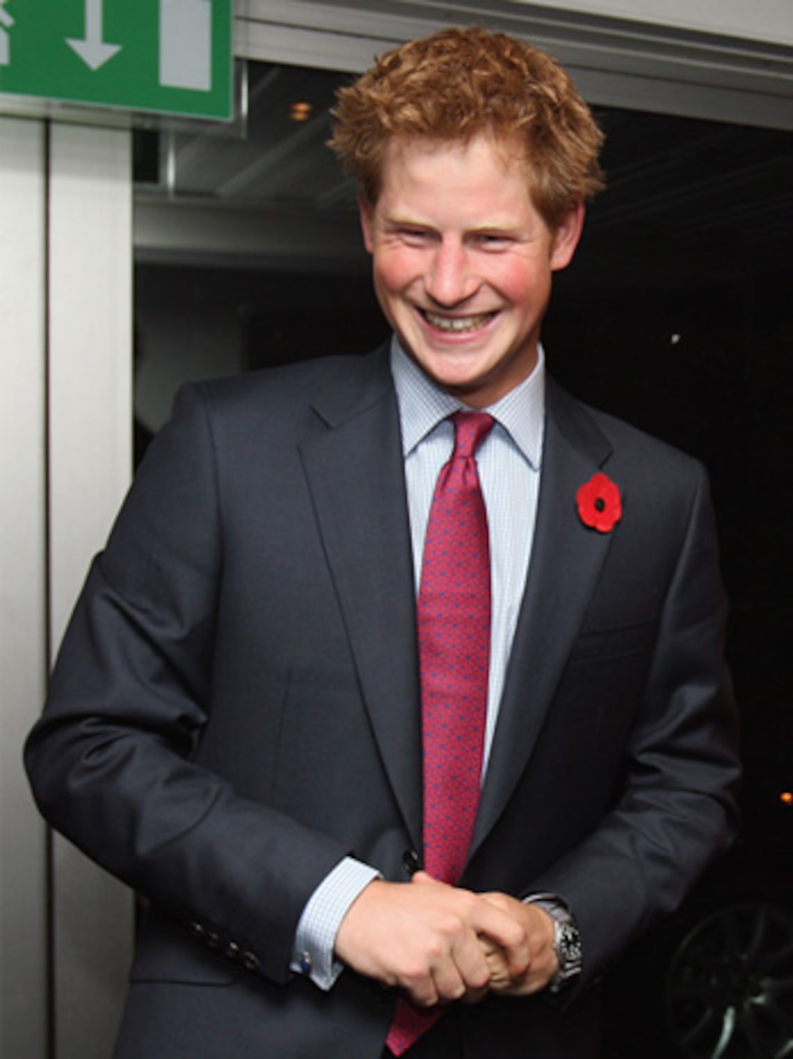 Prince Harry greets guests at the WellChild Awards in London which recognize brave children coping with severe illness. (Getty Images: Dan Kitwood)