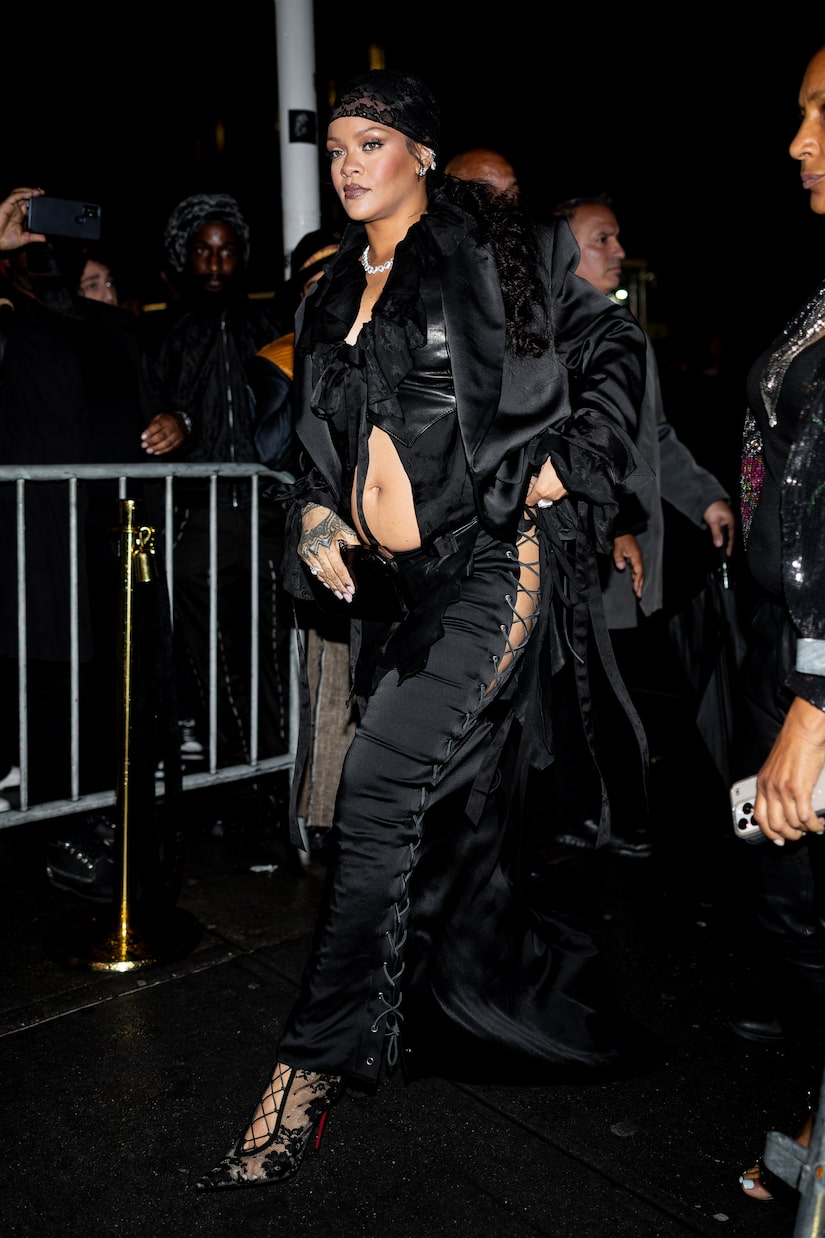 Rihanna Bares Her Baby Bump at A$AP Rocky's Met Gala After-Party