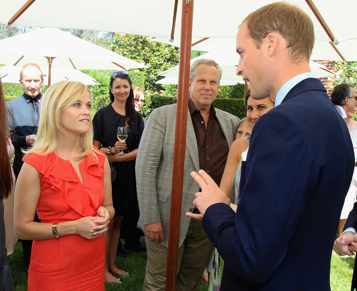 Reese also had an opportunity to chat with Prince William.