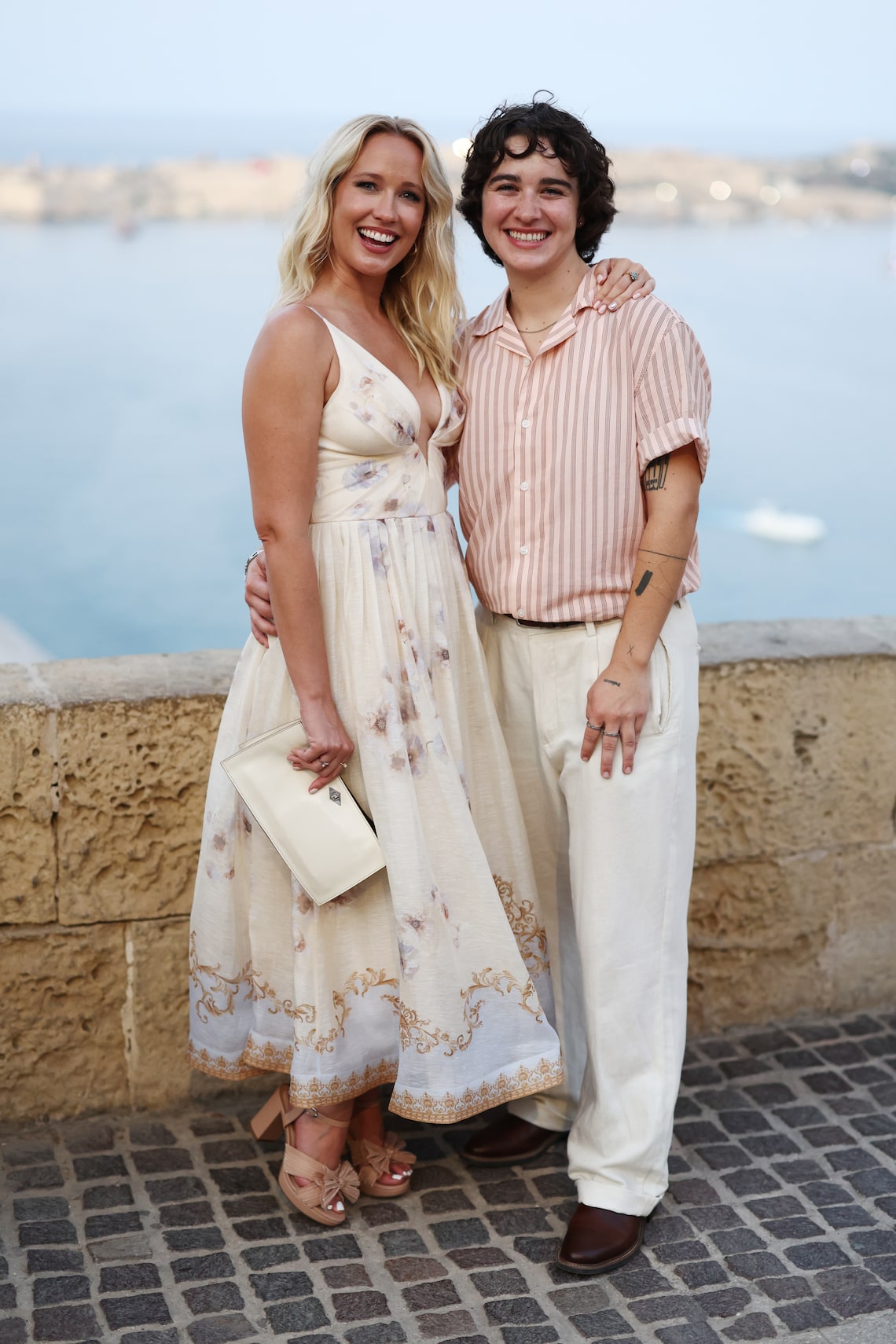 Anna Camp and Jade Whipkey attended the Mediterrane Film Festival’s Sunset Party in Malta.