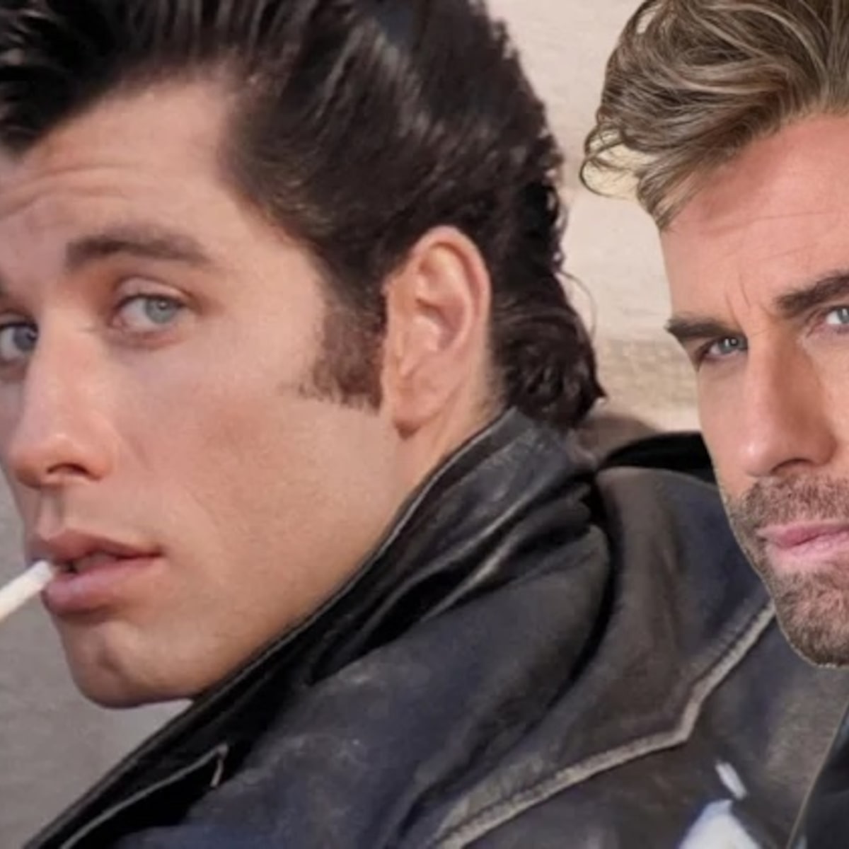 John Travolta Surprises as Danny Zuko at 'Grease' Sing-Along!, image size:1200x1200