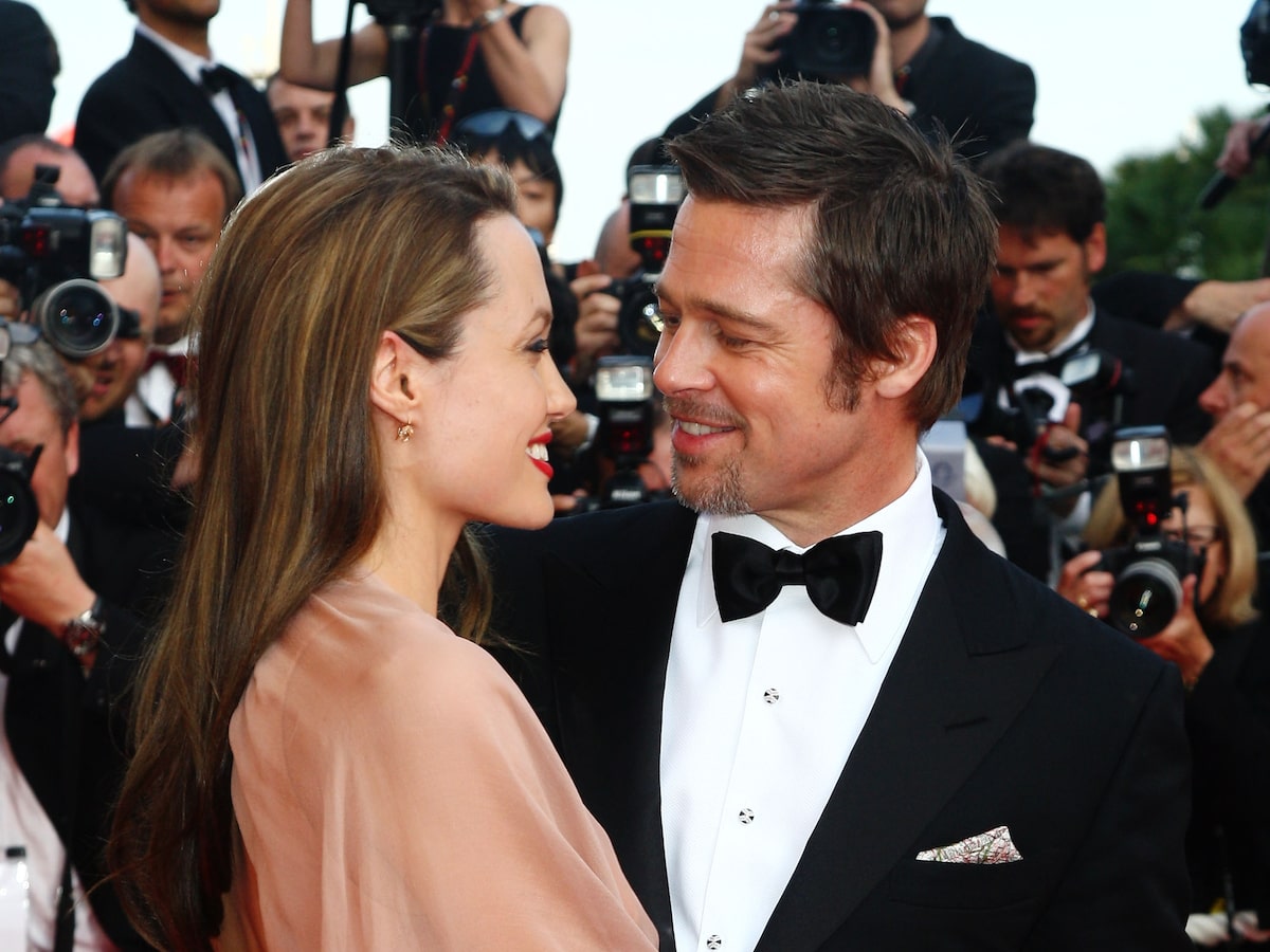 Brad Pitt & Angelina Jolie in Happier Times