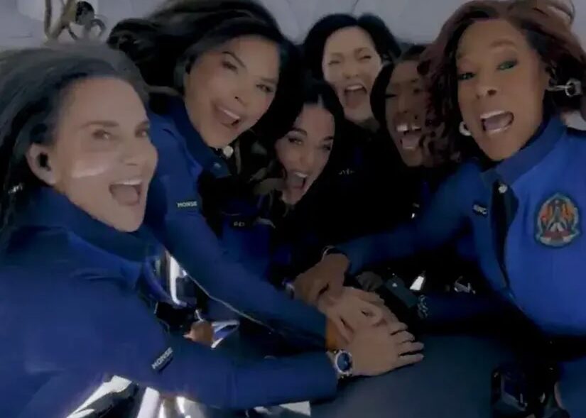 Gayle King & Lauren Sanchez React to Blue Origin Backlash