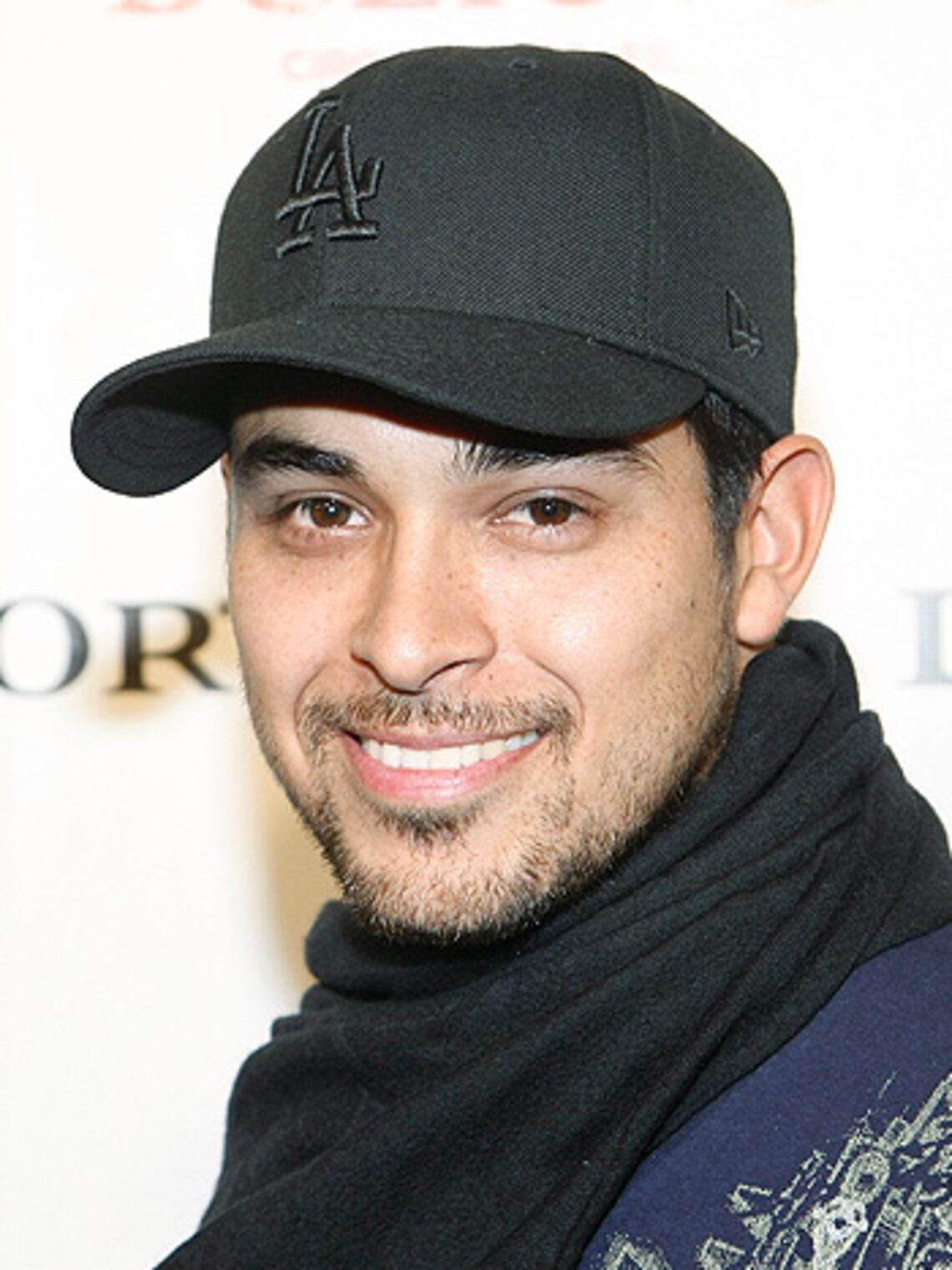 Wilmer Valderrama appears on the black carpet in a black Angels cap for Criss Angel’s new Cirque du Soleil show in Las Vegas. (Getty Images for Cirque du Soleil: Ethan Miller)