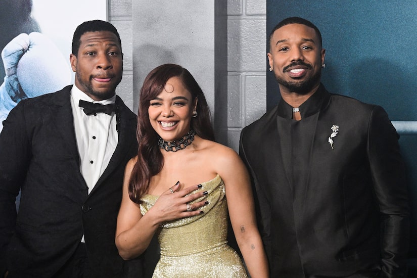 Michael B. Jordan & Jonathan Majors At The 'Creed 3' Premiere