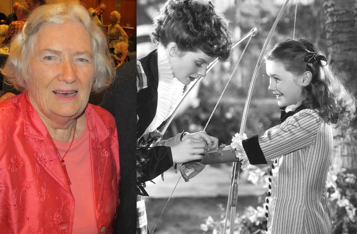 Marilyn Knowlden, a child actor in several classics from 1931-1940, died at 99 on September 15. She had acted with Claudette Colbert, Jimmy Cagney and Katharine Hepburn. Seen here with Hepburn in 1933's "Little Women" and at a 2012 nostalgia event.