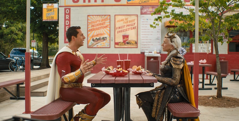 Zachary Levi on 'Shazam 2' Brawl with Helen Mirren & Her Broken Pinky (Exclusive)