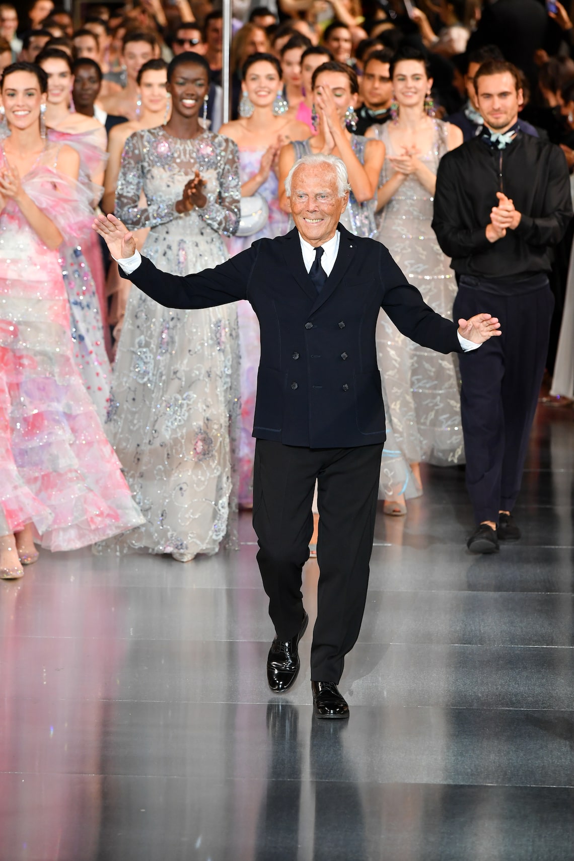 Legendary fashion designer Giorgio Armani, the billionaire who dressed the world in power suits in the '80s, died at 91 on September 4 at his home in Italy.