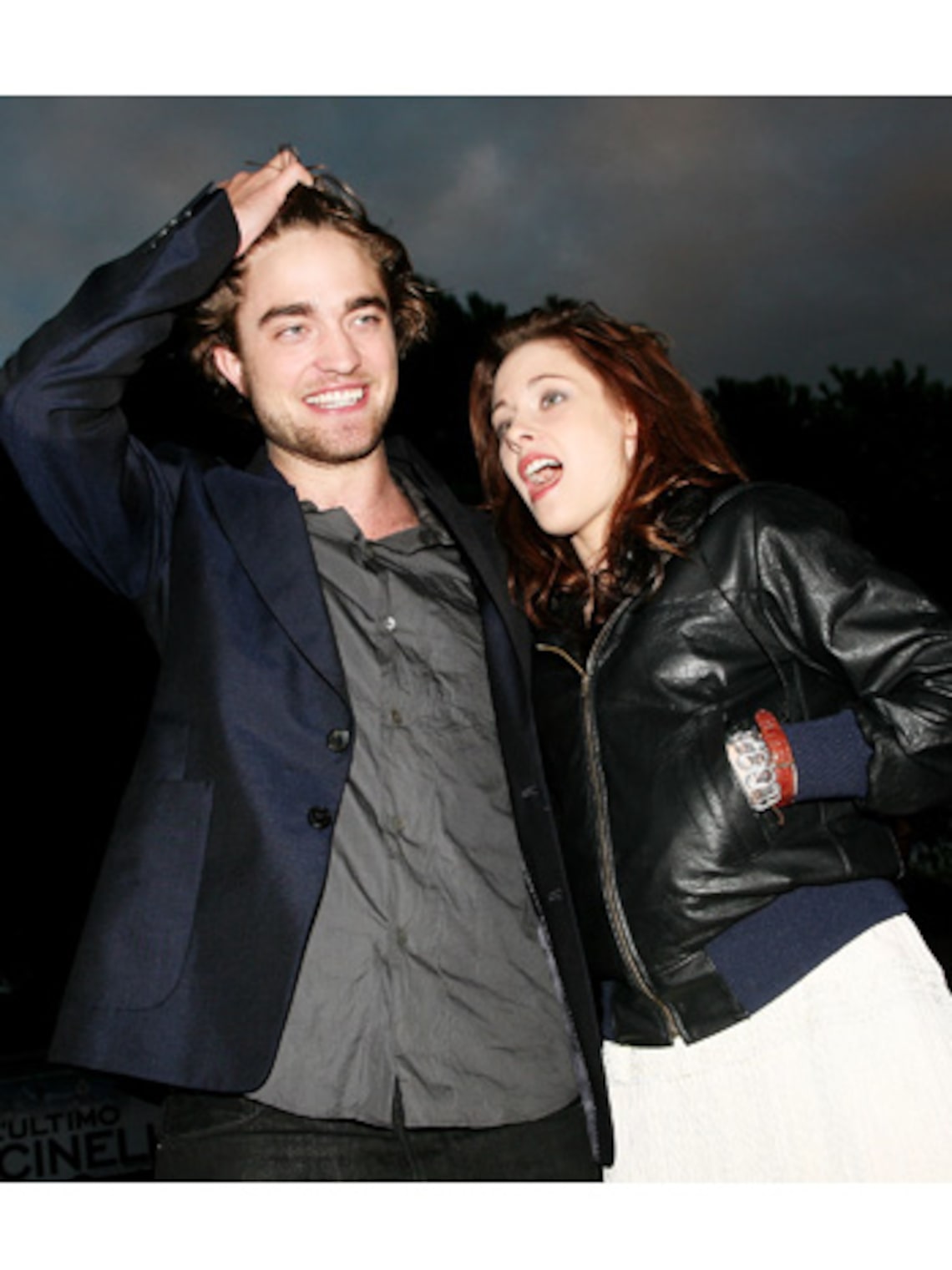 "Twilight" hotties Robert Pattinson and Kristen Stewart attend the Rome International Film Festival premiere of their vampire flick. (Getty Images: Franco Origlia)