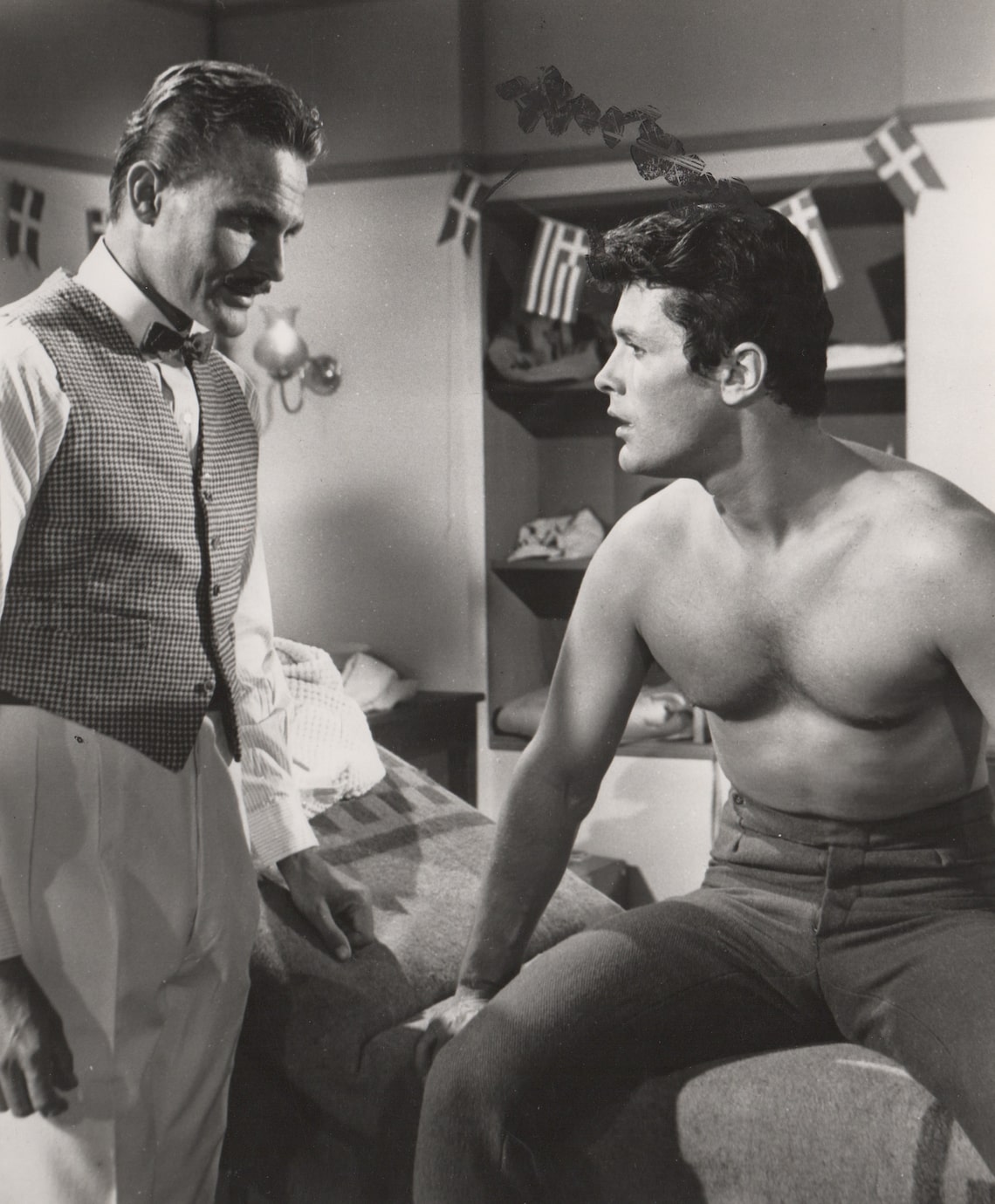 Louis Morelli, dubbed Trax Colton for the movie "It Happened in Athens" (1962) opposite Jayne Mansfield, died August 30 at 96. Seen at right in a still from that film, he had signed autographs up until his last days.