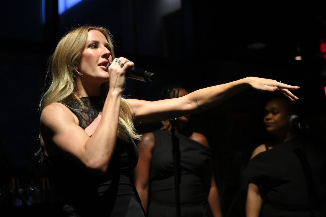 Ellie Goulding performed at the Citi Strata Elite Card launch celebration at Gitano in NYC on July 30, 2025.