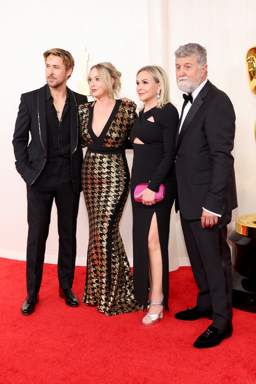 Ryan Gosling Brings Parents & Sister to Oscars 2024
