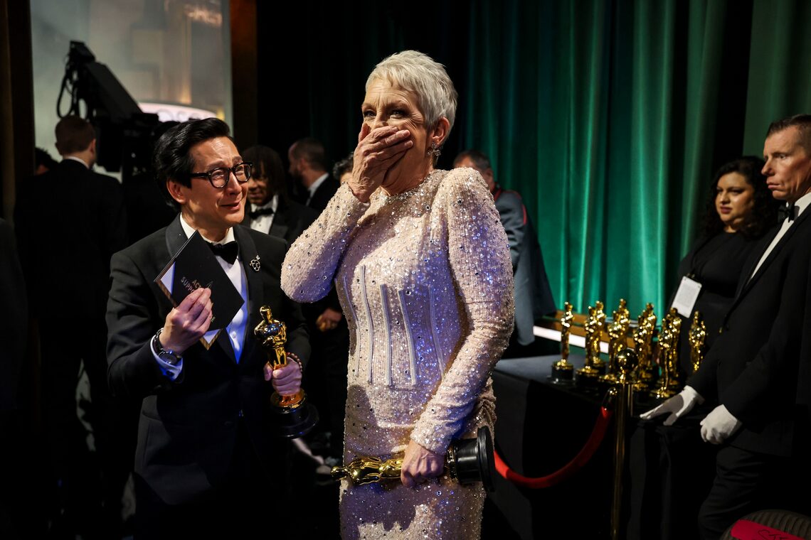 Jamie Lee Curtis and Ke Huy Quan