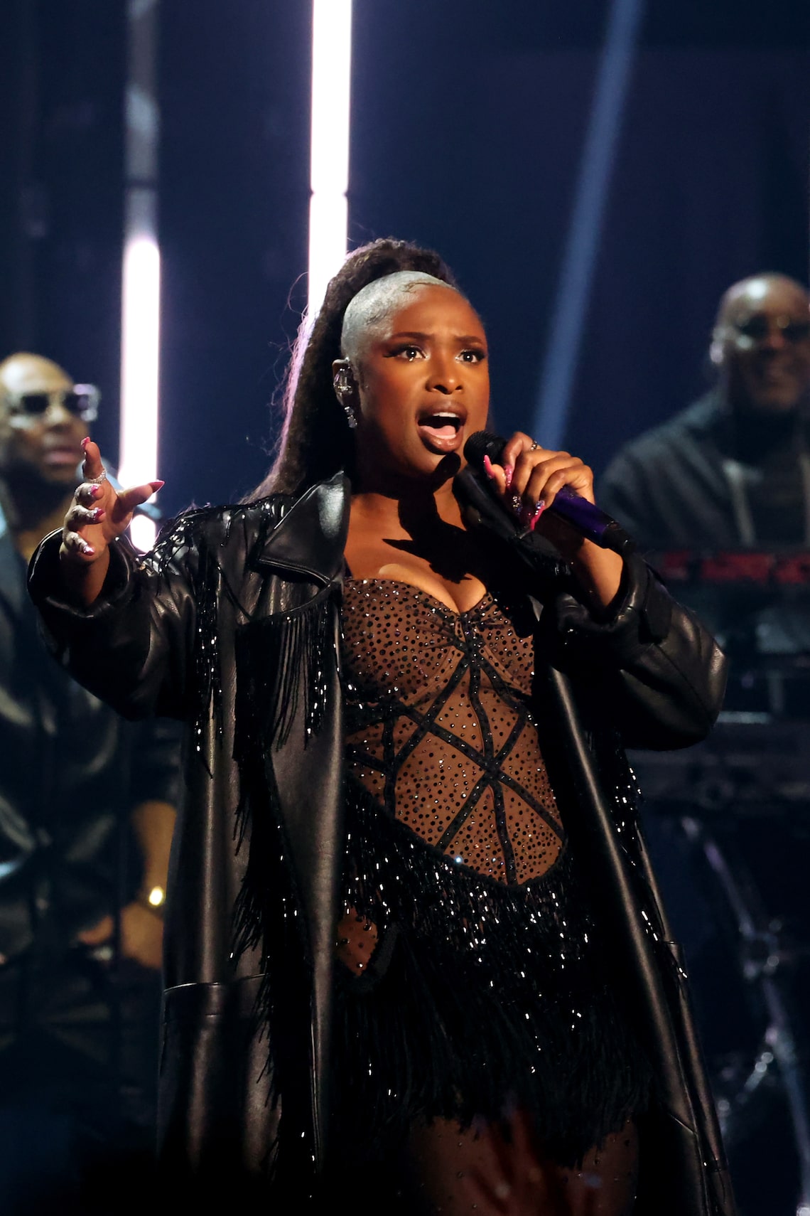 Jennifer Hudson performs.
