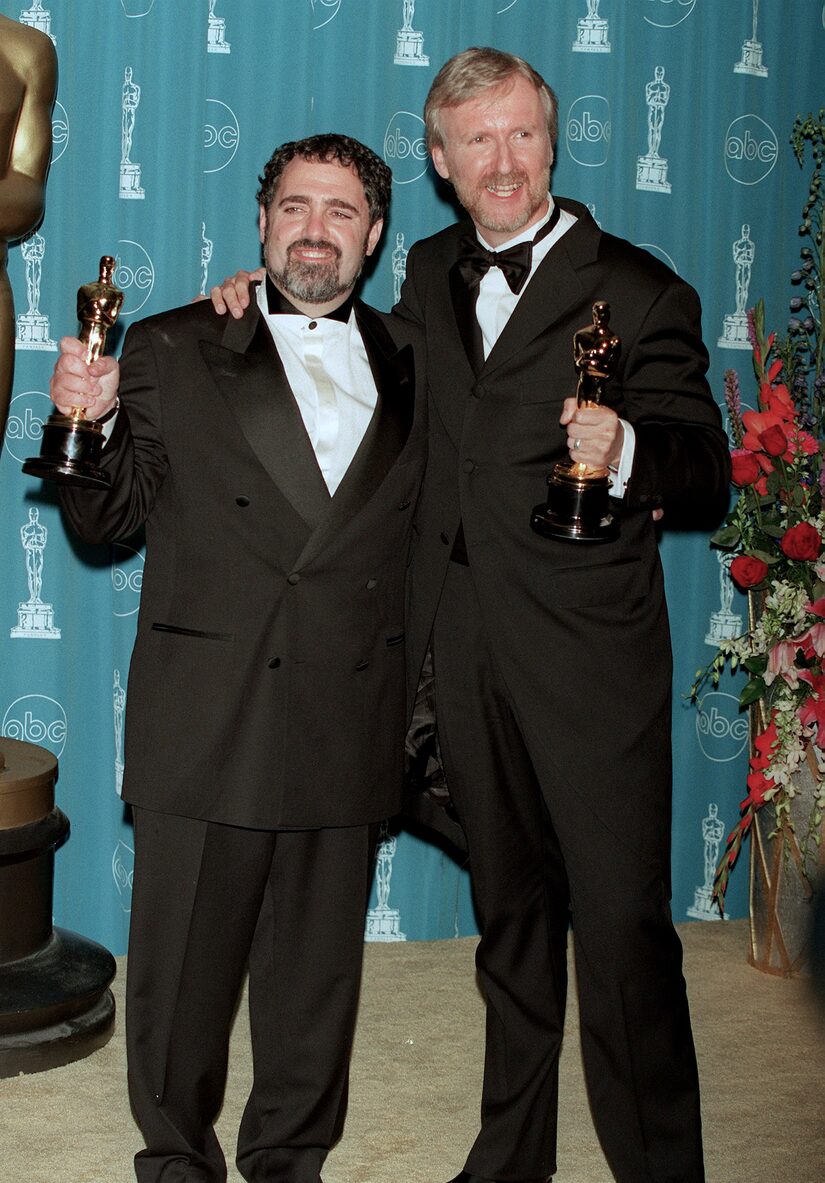 James Cameron, Leonardo DiCaprio, Kate Winslet Remember 'Titanic' Producer Jon Landau