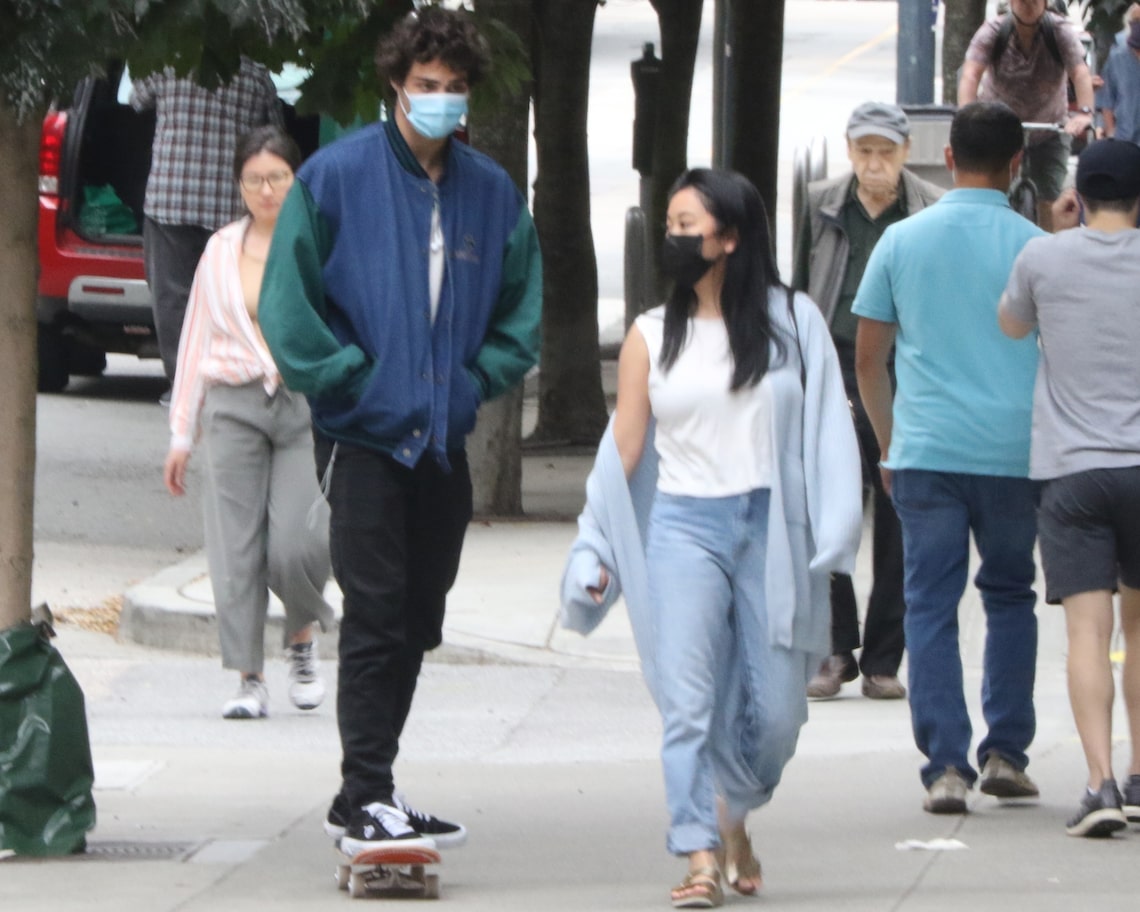 “To All the Boys I’ve Loved Before” stars Noah Centineo and Lana Candor stepped out for dinner during a break from shooting the final film in the franchise in Vancouver.