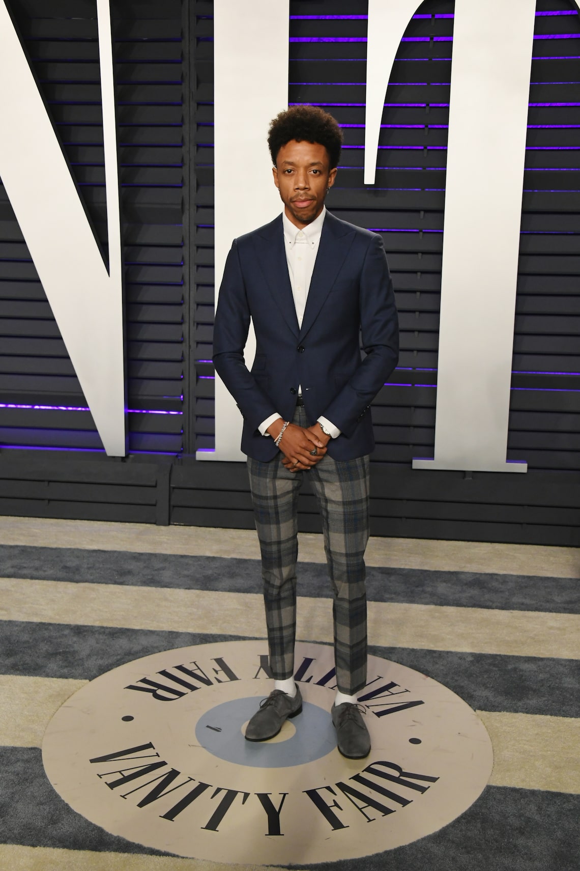 Darrell Britt-Gibson attends the 2019 Vanity Fair Oscar Party.