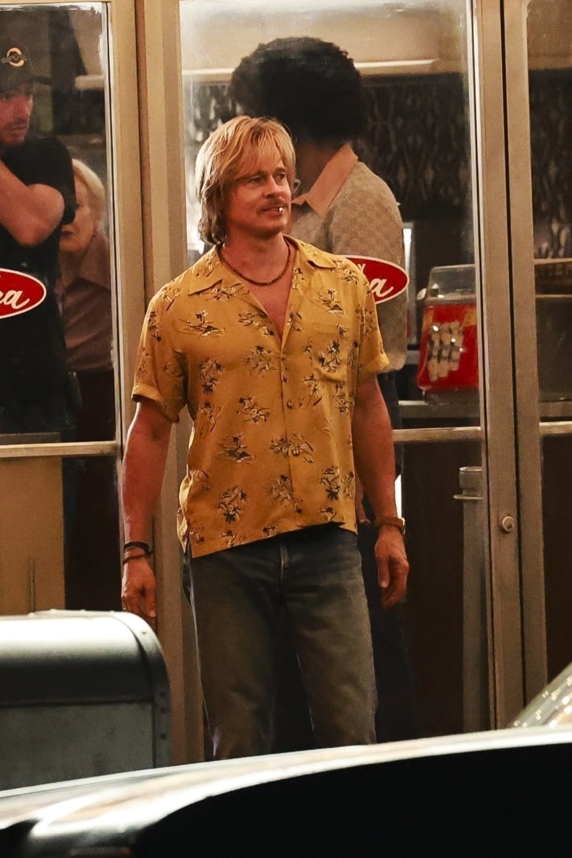 Brad Pitt began filming "The Adventures of Cliff Booth" in Los Angeles.