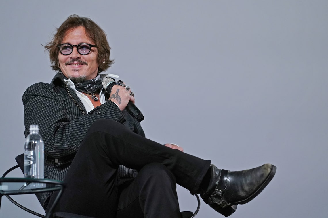 Johnny Depp took the stage at the ZFF Masters during the 16th Zurich Film Festival at Arena 4 in Switzerland.