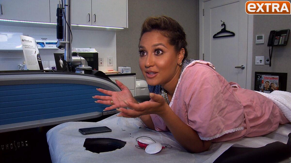 Adrienne Bailon Begins Removing Her Rob Kardashian Tattoo, image size:1200x675
