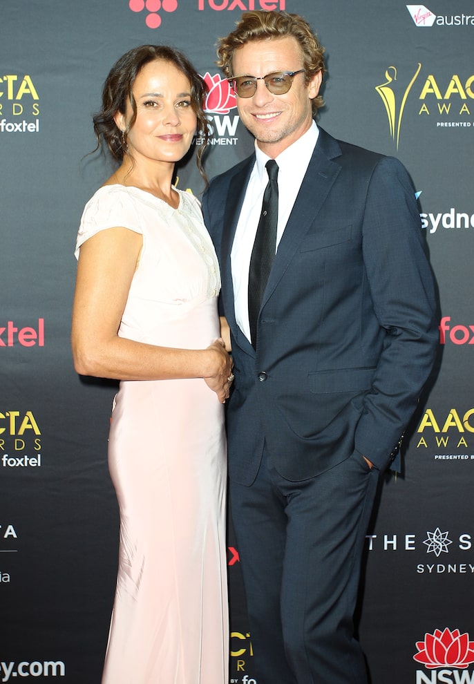 simon baker and wife 2022