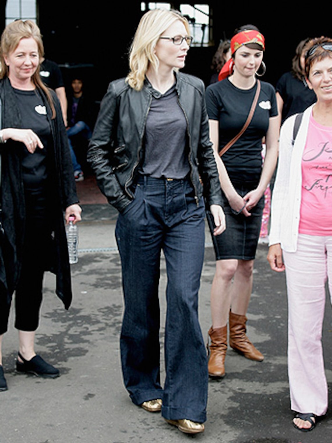 "Benjamin Button" babe and Sydney Theatre Company Artistic Director Cate Blanchett visited for the theatre’s opening day. (Photo by Mike Flokis/Getty Images)