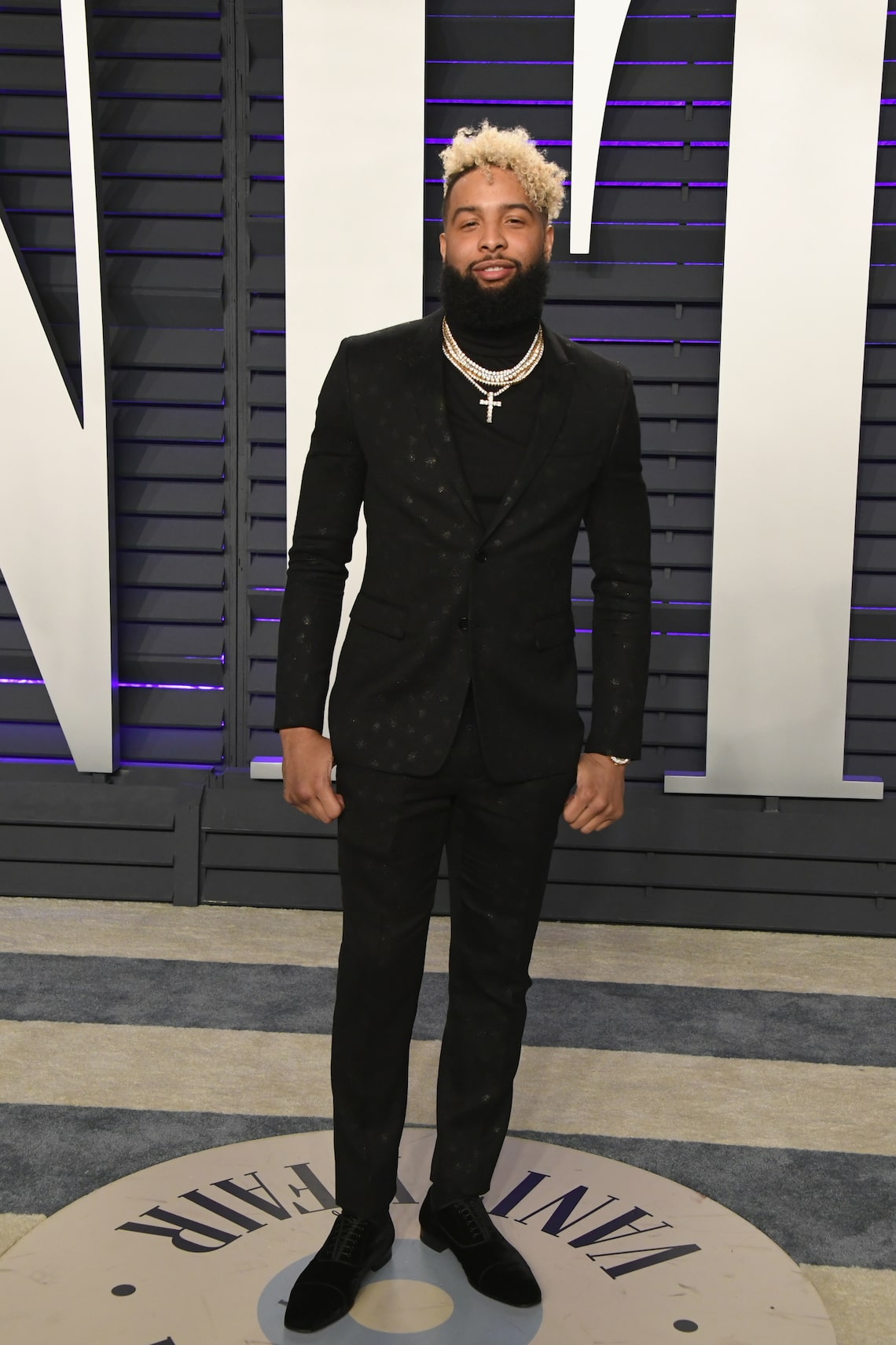 Odell Beckham Jr. attends the 2019 Vanity Fair Oscar Party.