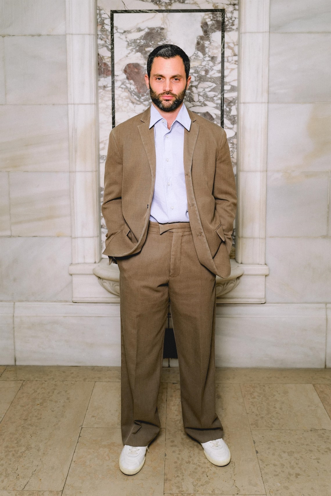 Penn Badgley attended the 2025 Young Lions Fiction Award at The New York Public Library.